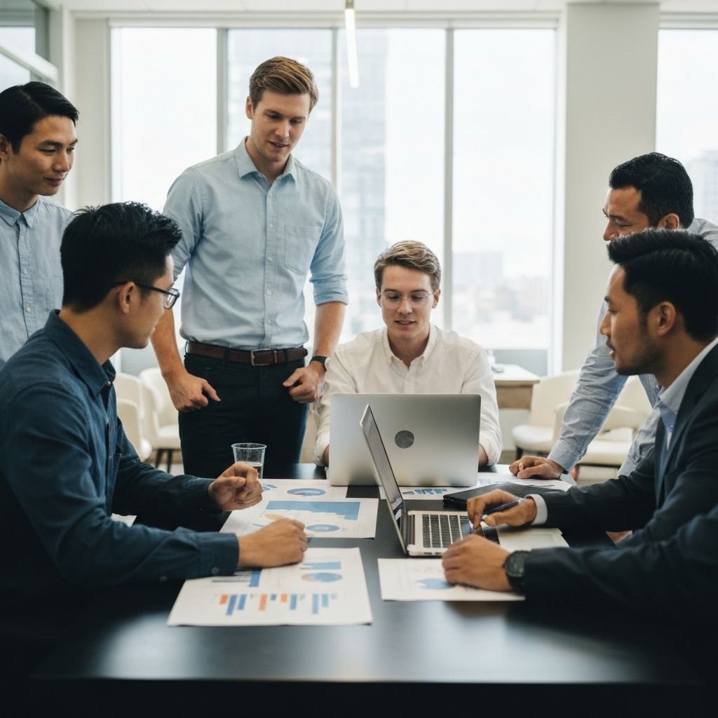 Equipe BWA em colaboração estratégica